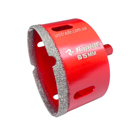 Алмазна коронка RapidE Red Point EVO 65 мм, під дриль (НФ-00001860)