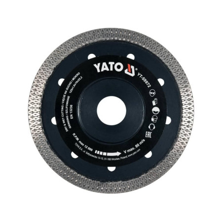 Диск алмазный отрезной YATO 125x1,6x22,2 (YT-59972)