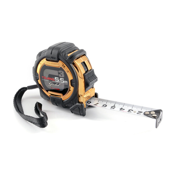 Рулетка строительная TAJIMA G3 LOCK G3GL19-55BL ударопрочная 5,5 м (1001-1662)