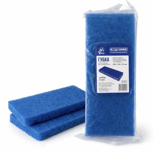Губка-волокно для эпоксидной затирки T-Nova Medium 250×100×25, 2 шт (60304128)