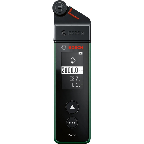 Лазерный дальномер Bosch Zamo IV Set с ленточным, линейным и колесным адаптерами в кейсе (0603672901)
