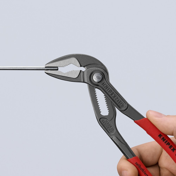 Высокотехнологичные сантехнические клещи KNIPEX Cobra (утонченные губки),180 мм (87 51 180)