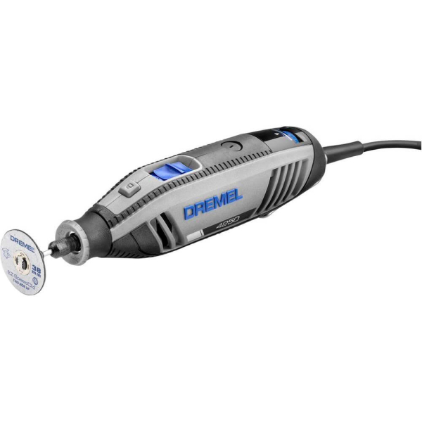 Многофункциональный инструмент Dremel 4250 Platinum с 6 насадками и 128 аксессуарами в кейсе (F0134250JS)