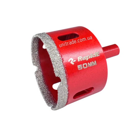 Алмазная коронка RapidE Red Point EVO 50 мм, под дрель (НФ-00001857)
