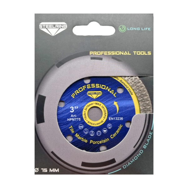 Алмазный диск STEELRING PROFESSIONAL 75х1.2 мм  (HPMT75)