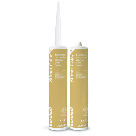 Матовый герметик (силикон) декоративный Kerakoll Silmat Color KK101, 290 мл (KKS101)