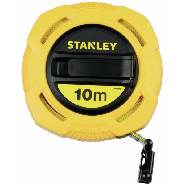 Рулетка измерительная FIBERGLASS длиной 10 м, шириной 12,7 мм, в пластмассовом корпусе STANLEY (0-34-295)