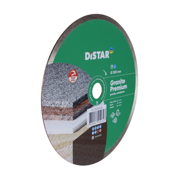 Диск алмазный Distar Granite Premium 300 мм для гранита/мрамора/габбро (11327061022)
