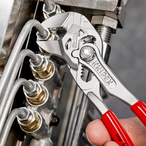 Переставні кліщі Knipex (хромовані), 125 мм (86 03 125)