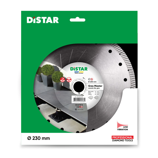 Диск алмазный Distar Gres Master 230 мм для террасного керамогранита (81120528026)