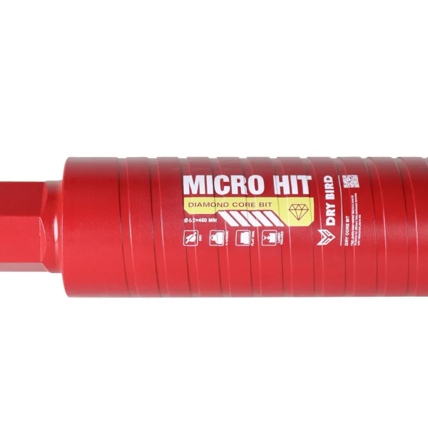 Коронка алмазного бурения BYCON DDL RCS DRY 62х450 мм 1 1/4