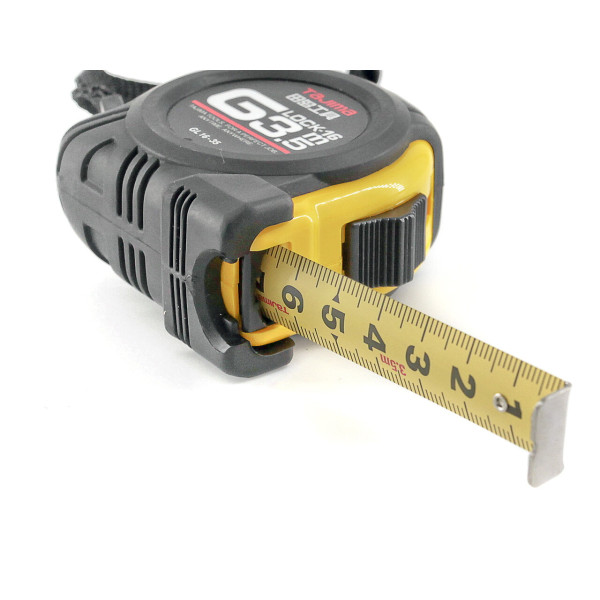 Рулетка строительная TAJIMA G LOCK GL16-35 ударопрочная 3,5 м (1001-0234)