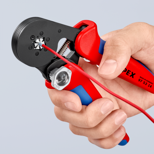 Инструмент для обжима контактных гильз 0,08-16 мм² KNIPEX (97 53 14)