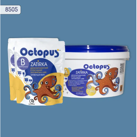 Двокомпонентна епоксидна фуга Octopus Zatirka колір 8505, 2,5 кг (8505-2)