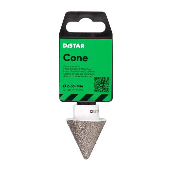 Алмазная конусная фреза Distar CONE 2-35/M14 (81419031053)