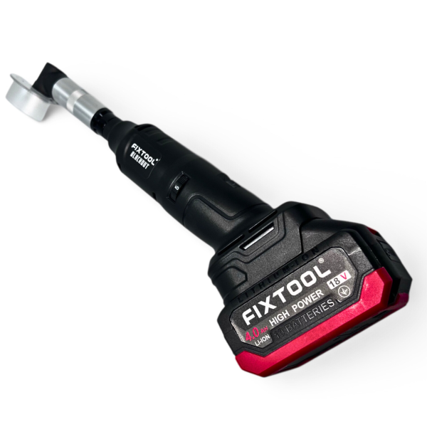 Кутова акумуляторна шліфувальна машина FIXTOOL Pomogator BLACKOUT з 2 АКБ 4A 18V (FIX200WBAT)