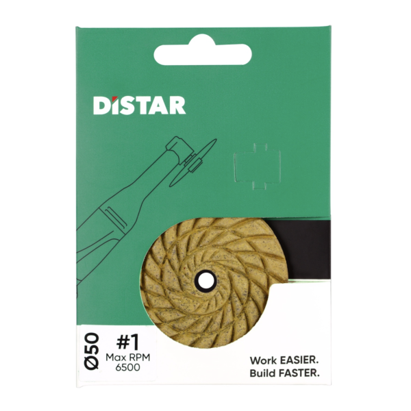 Алмазный гибкий шлифовальный диск (черепашка) Distar CoolPAD 50 мм №1 (81419031092)