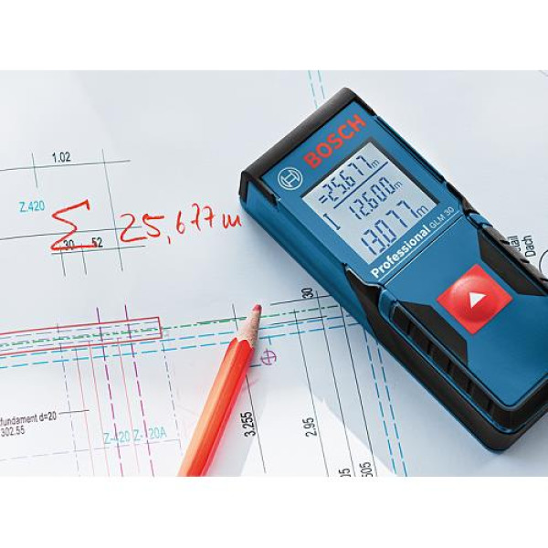 Дальномер лазерный Bosch Professional GLM 30 с чехлом (0601072500)