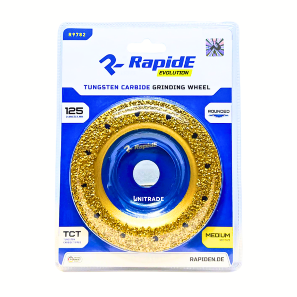 Шліфувальний альфа-диск RapidE 125mm R9783 (закруглений, середня фракція) (НФ-00002800)