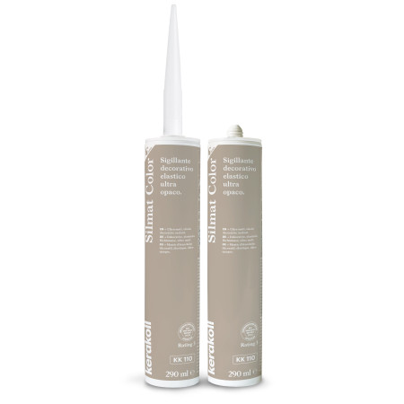 Матовий герметик (силікон) декоративний Kerakoll Silmat Color KK110, 290 мл (KKS110)