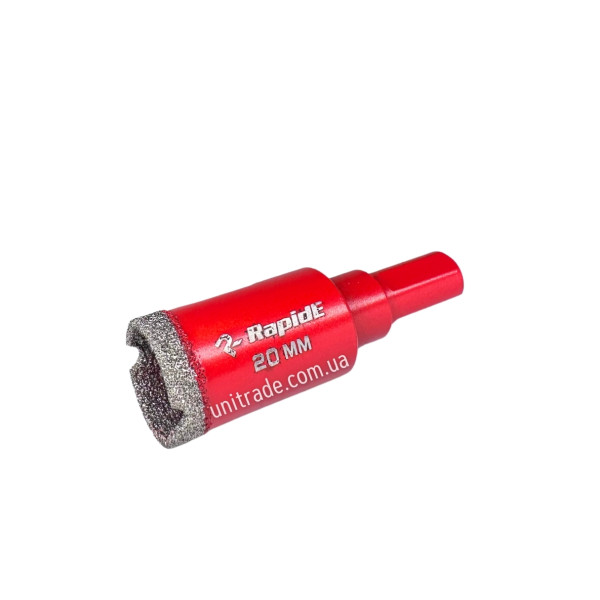 Алмазна коронка RapidE Red Point EVO 20 мм, під дриль (НФ-00001849)