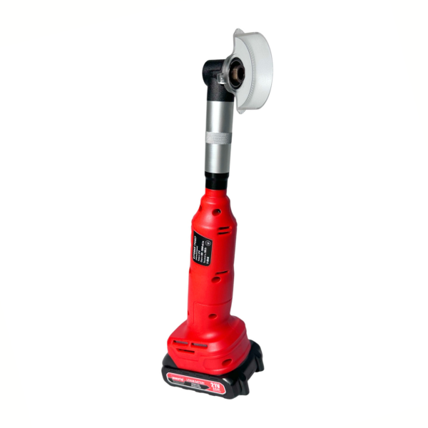Кутова акумуляторна шліфувальна машина FIXTOOL Pomogator BLACKOUT Red з 2 АКБ 2.5A 21V (FIX100RED)