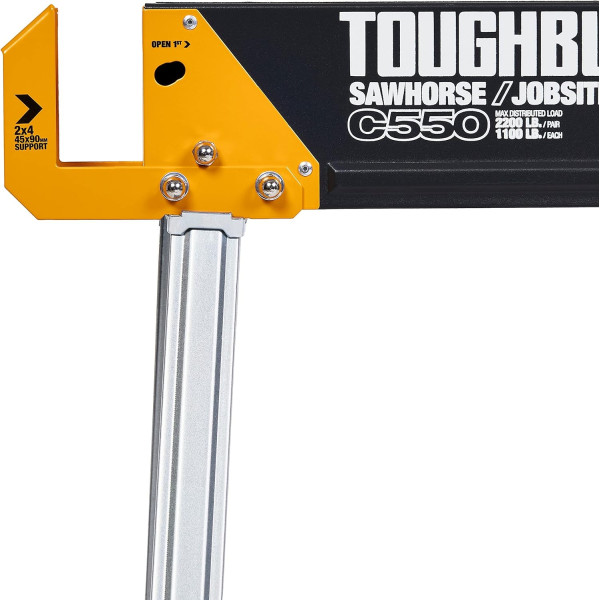 Козлы строительные складные 1055x105x732 мм TOUGHBUILT, 2 шт (TB-C550-2)