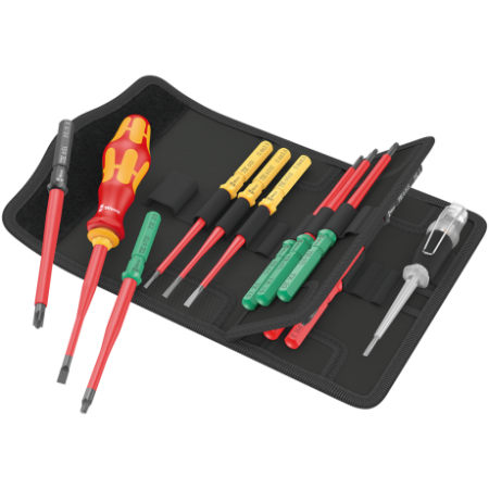 Отвертка со сменными насадками WERA Kraftform Kompakt VDE 16 Slim 1 TIE (05006608001)