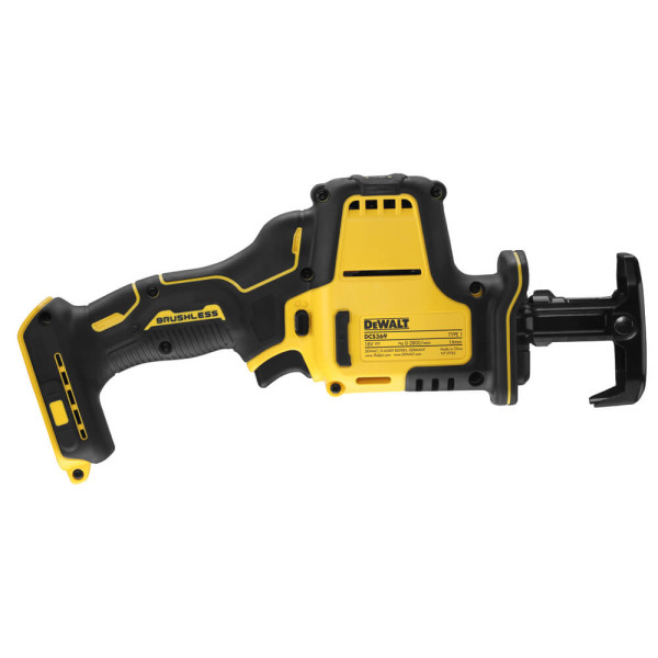 Пила сабельная аккумуляторная бесщеточная DeWALT,18 В, бесщёточный двигатель, без АКБ и ЗУ (DCS369N)