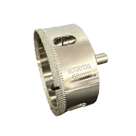 Алмазная коронка VICTORYTOOL 68 мм, под дрель (v068)
