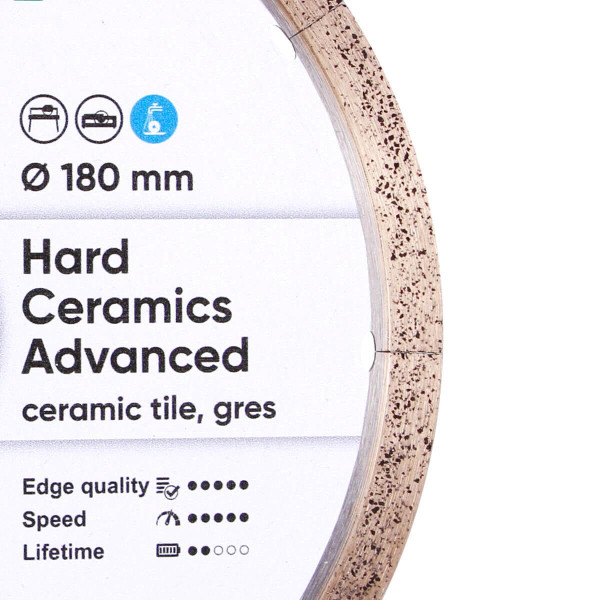 Диск алмазный Distar Hard ceramics Advanced 180 мм для керамогранита/керамики (11120528014)