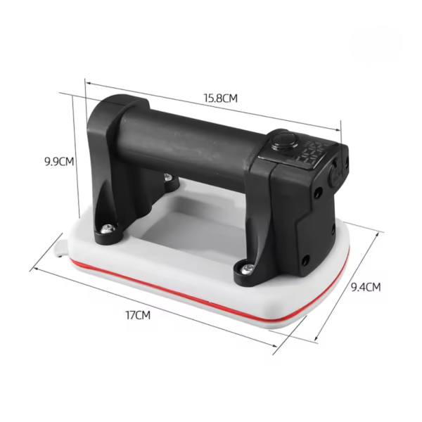 Присоска FIXTOOL MINI 170×93 мм 90 кг с автоподкачкой, черная (FIX93PB)