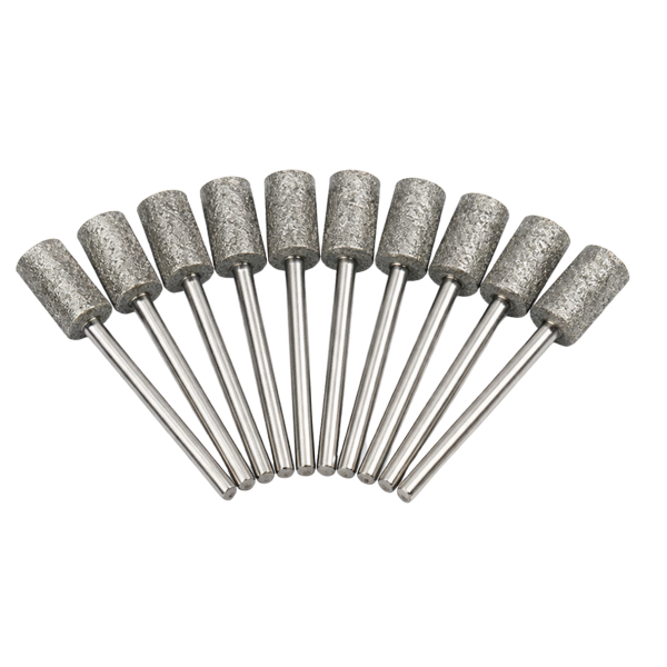 Фрезы гальванические Premium, Ø6 мм, хвостовик 3 мм, 30 шт. (F3-6P-K)