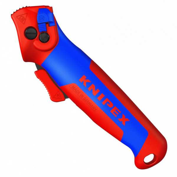 Двофункціональний ніж з п'ятою для кабелю KNIPEX (16 50 145 SB)