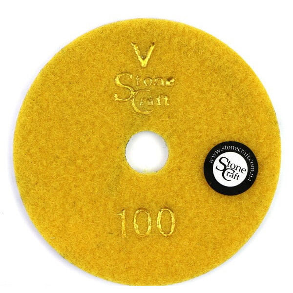 Алмазний гнучкий шліфувальний диск №100  (черепашка) StoneCraft ST4 на липучці  (in-2408)