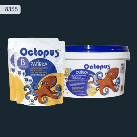 Двокомпонентна епоксидна фуга Octopus Zatirka колір 8355 2,5 кг (8355-2)