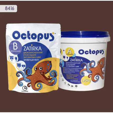 Двокомпонентна епоксидна фуга Octopus Zatirka колір 8416, 2,5 кг (8416-2)