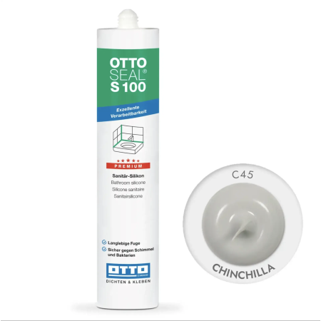 Силиконовый герметик OttoSeal S100 C45 (Chinchilla), 300 мм (S100C45)
