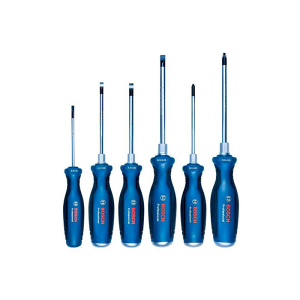 Набор отверток SL/PH BOSCH Professional, 6 шт (SL/PH) (1600A016BF)