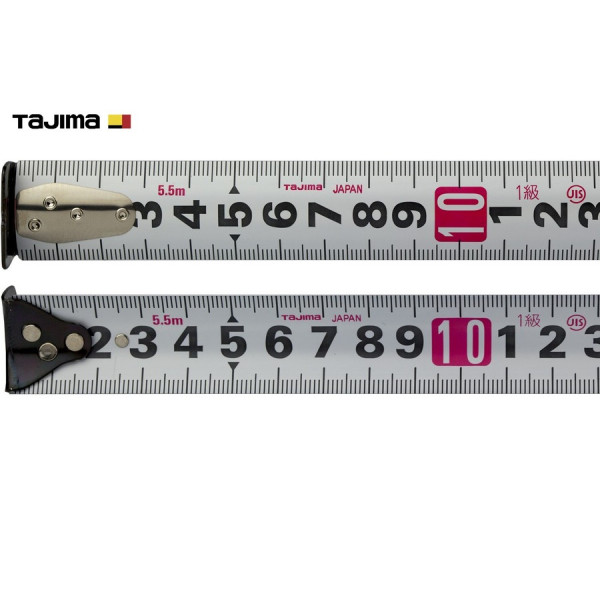 Рулетка строительная TAJIMA G LOCK  G7L2550,5м, усиленная лента,ударостойкая  (1001-1671)
