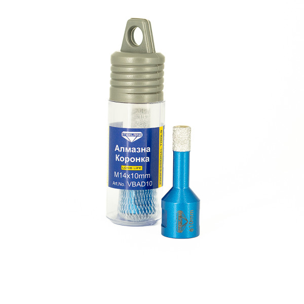 Алмазная коронка STEELRING 10 мм M14 (VBAD10)
