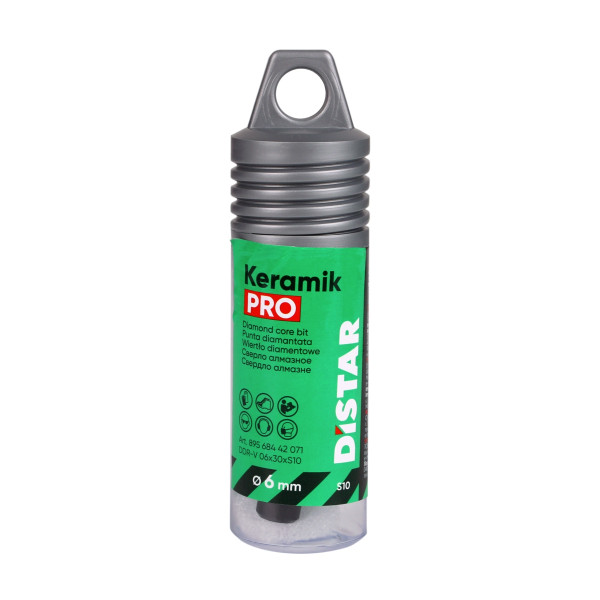Алмазная коронка BAUMESSER DDR S10 Keramik Pro Ø6 мм (89568442071)