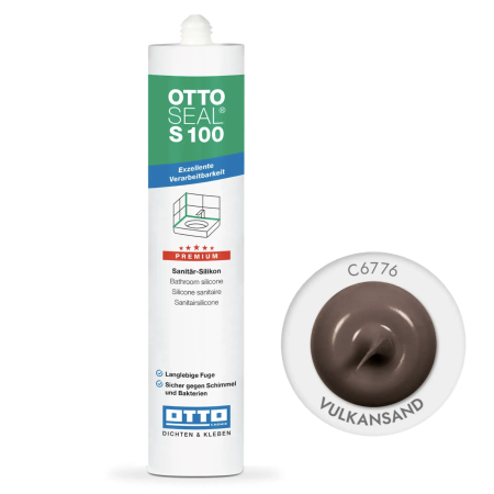 Силіконовий герметик OttoSeal S100 С6776 vulkansand (Starlike evo 232) (S100C6776)
