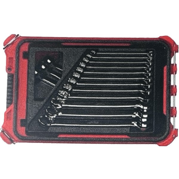 Набор ключей рожково-накидных MAX BITE PACKOUT MILWAUKEE (8–22 мм), 15 шт (4932498141)