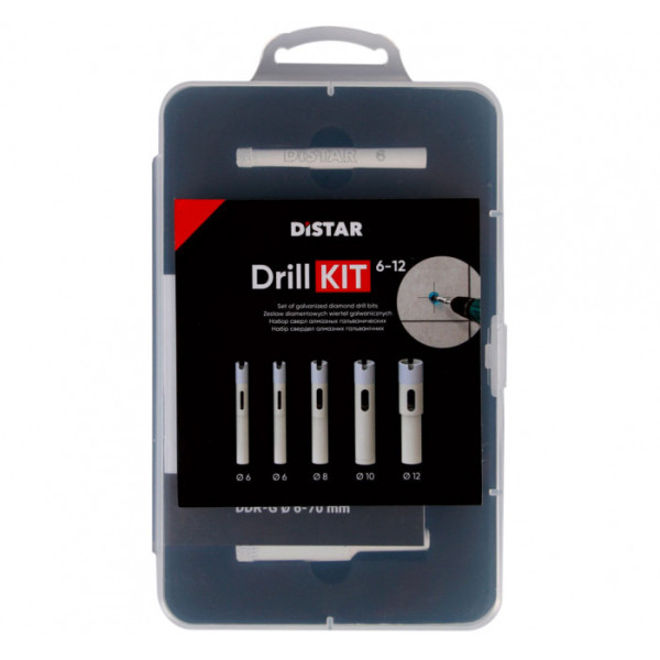 Набор алмазных сверл DRILLKIT (6/8/10/12 мм) (80115429040)