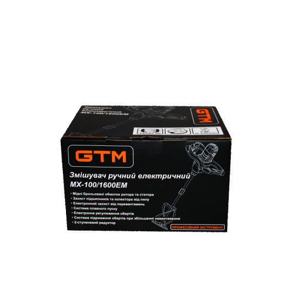 Дрель-миксер GTM MX-100/1600EM (MX-100/1600EM)