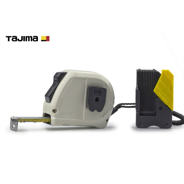 Рулетка строительная TAJIMA SIGMA SFSS2550-CHN 5 м с держателем на ремень и автостопом (1001-2608)
