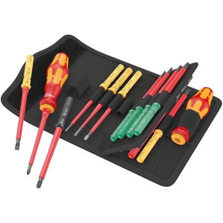 Отвертка с сменными насадками WERA Kraftform Kompakt VDE 17 Universal 1 Tool Finder (05006611001)