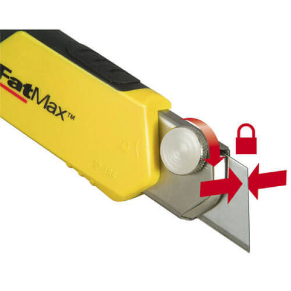 Нож FatMax Cartridge длиной 215 мм с лезвием шириной 25 мм с отламывающимися сегментами (STANLEY 0-10-486)