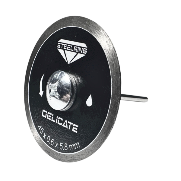 Алмазный диск STEELRING 45x0,6x5,8 мм с держателем (PSB45H)